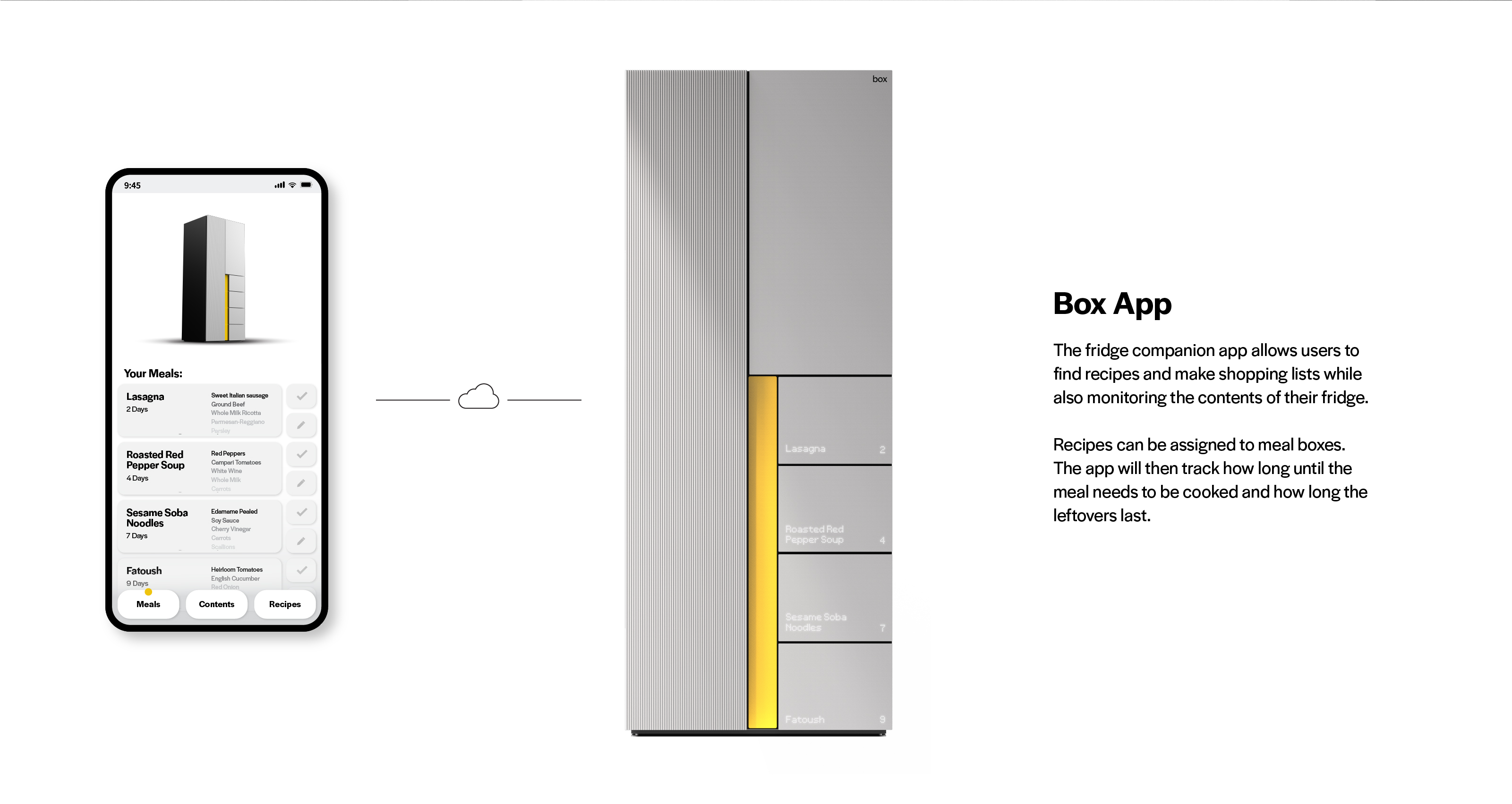 Refrigerator，food storage，system，box，