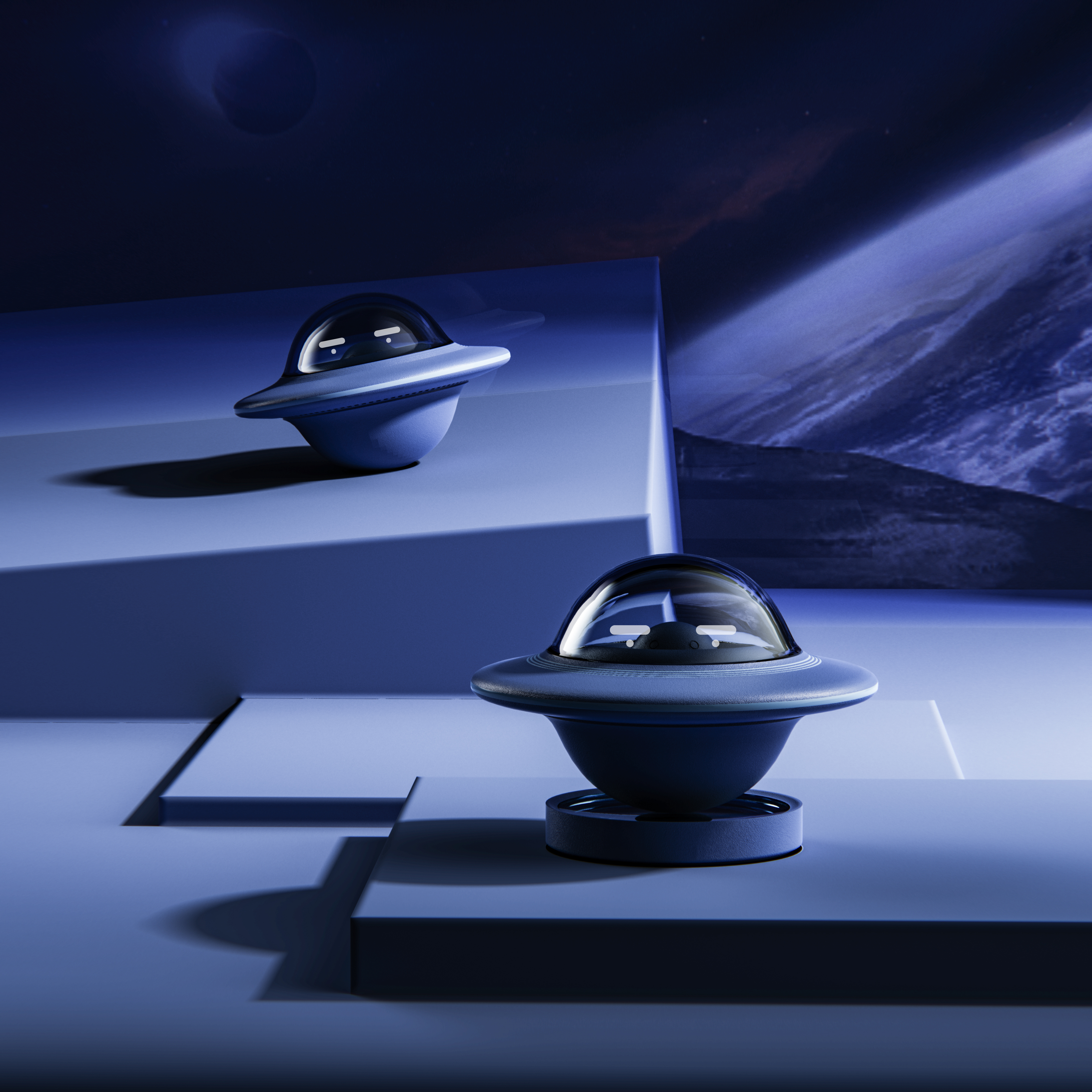 Blind box，Flying saucer，derivative，Tumbler，Blind box design，Planet Design，