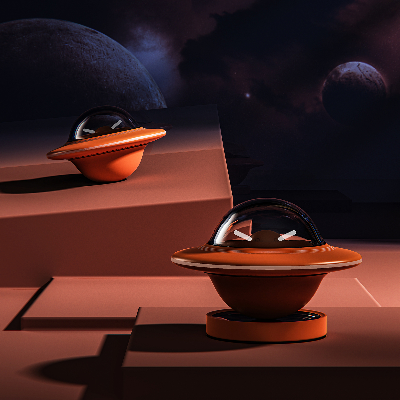 Blind box，Flying saucer，derivative，Tumbler，Blind box design，Planet Design，