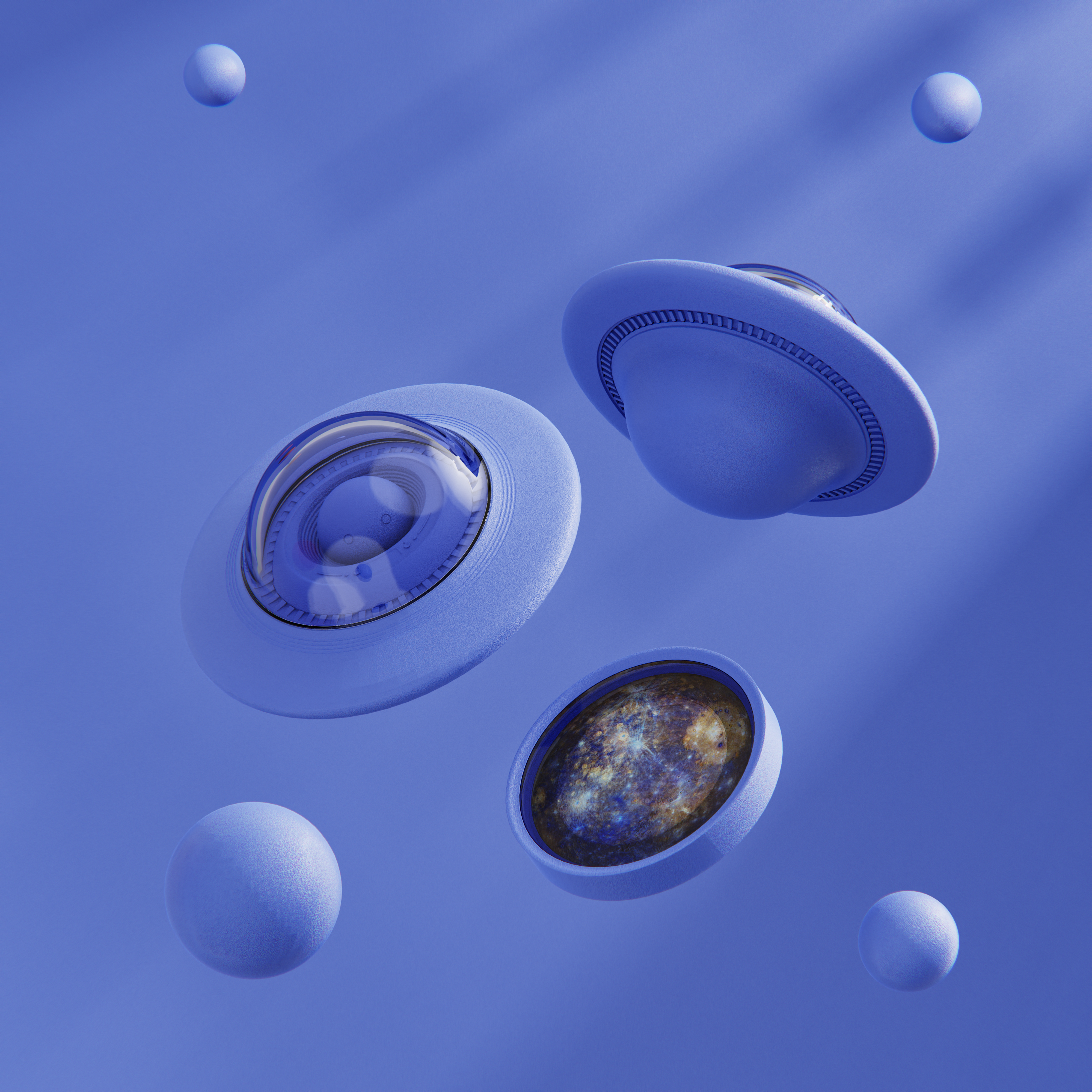 Blind box，Flying saucer，derivative，Tumbler，Blind box design，Planet Design，