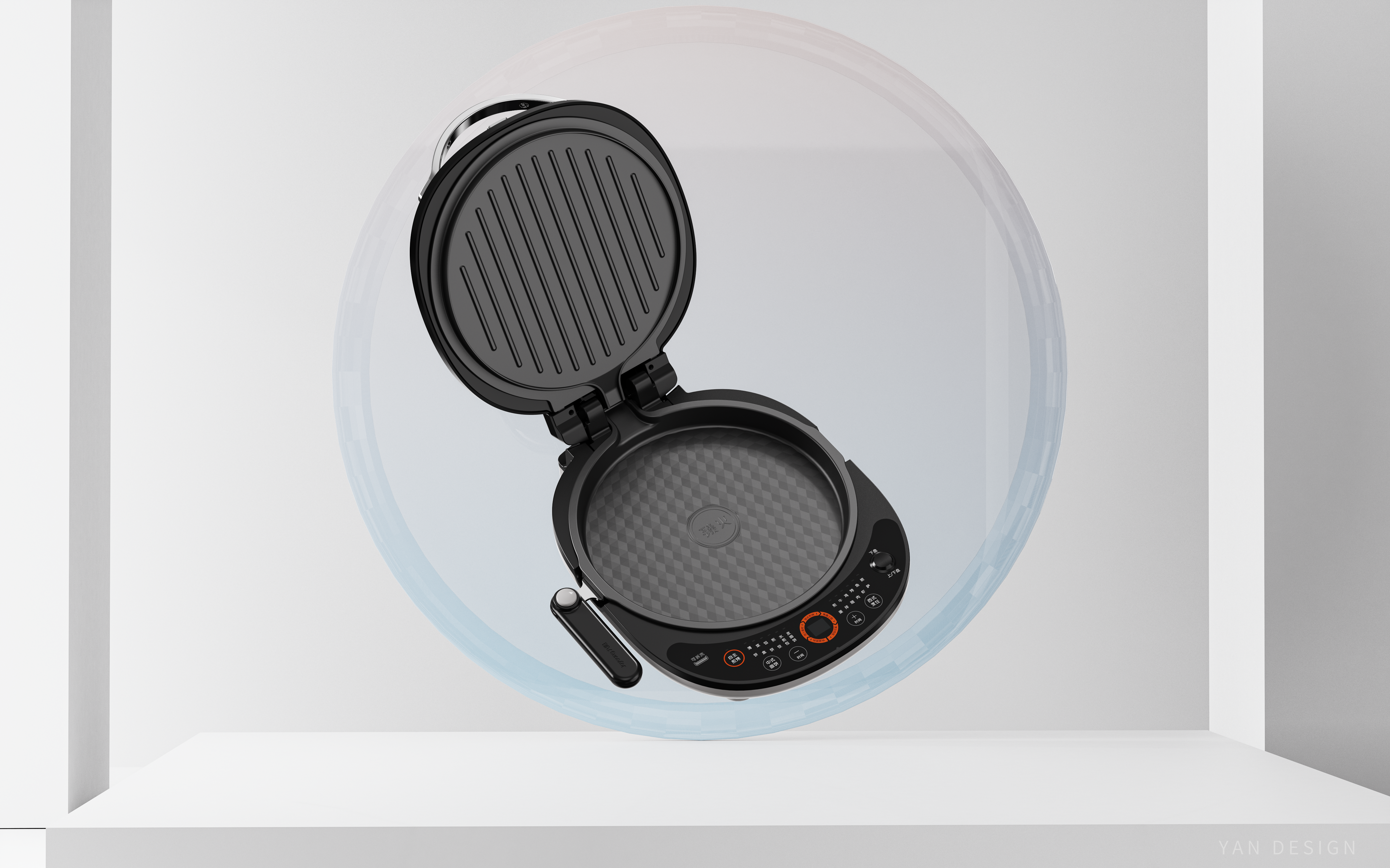 Small kitchen appliances, electric cake pan, female users，