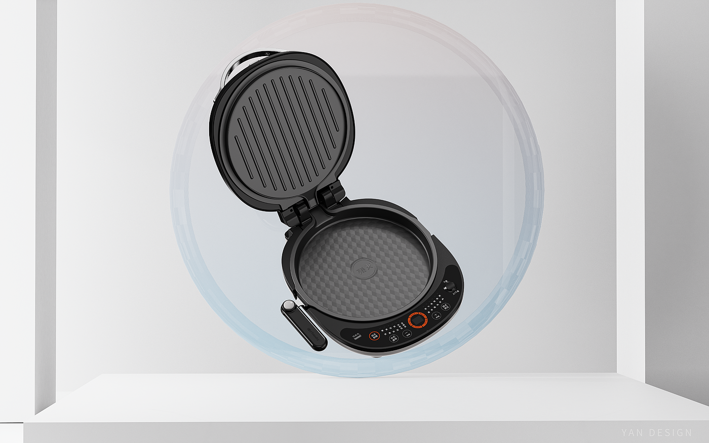 Small kitchen appliances, electric cake pan, female users，