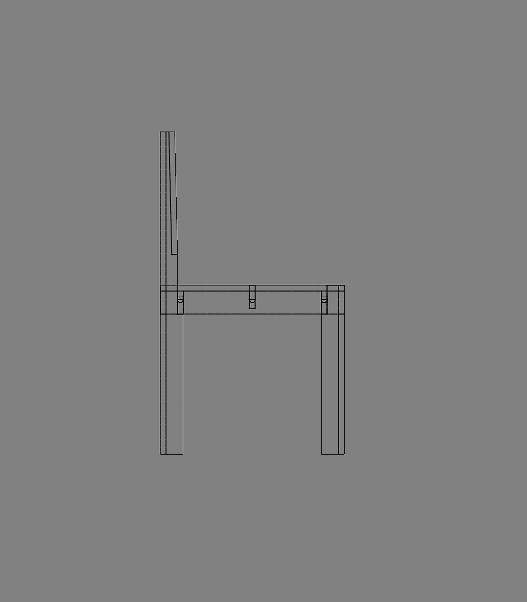 E-Chair，木材，几何，艺术，极简，