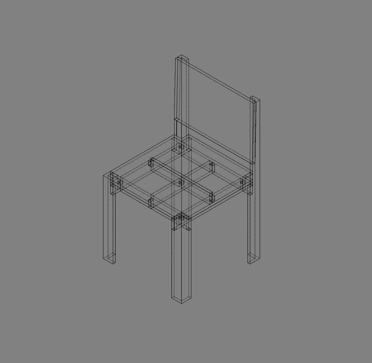 E-Chair，wood，geometry，Art，Minimalist，