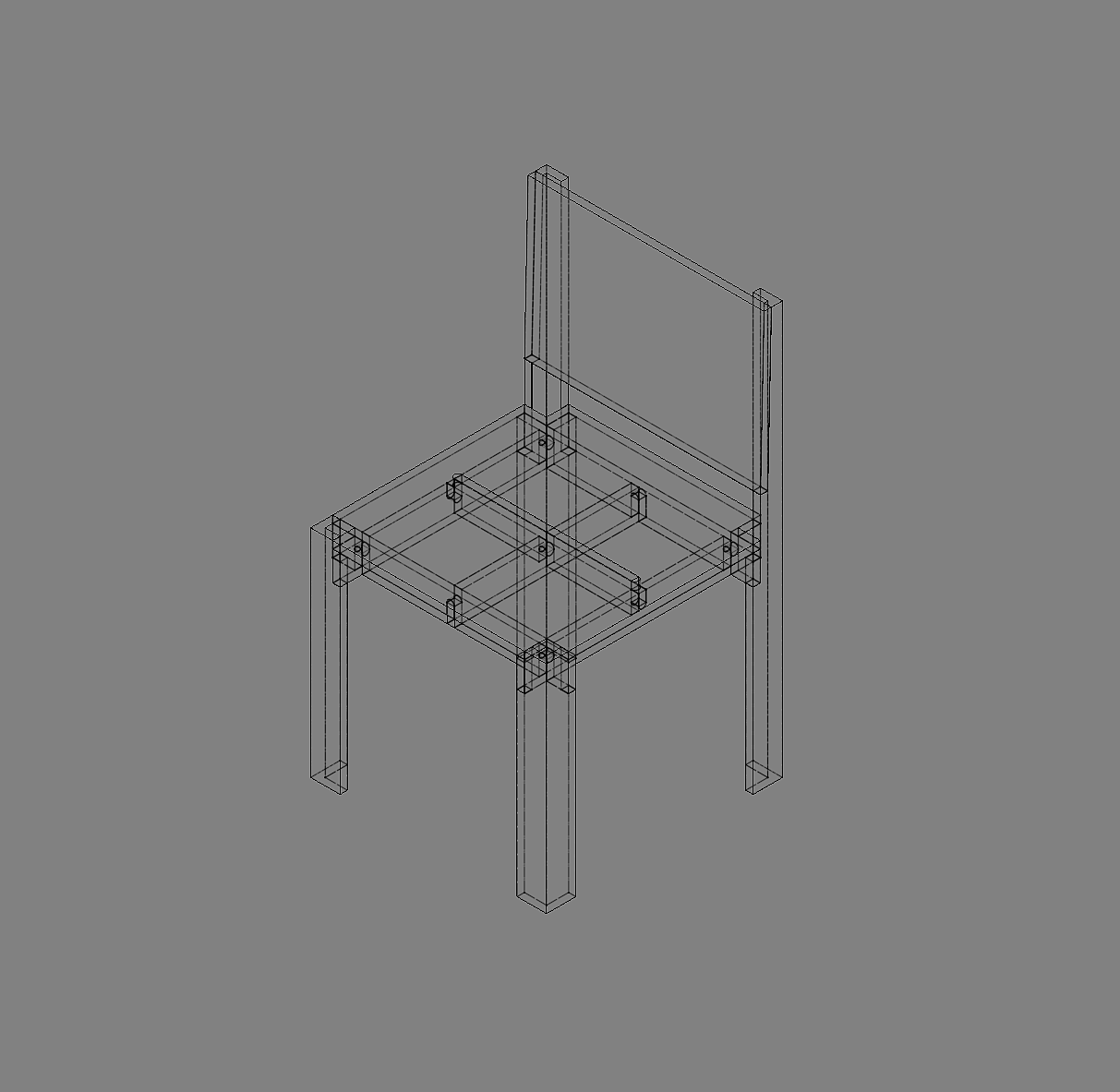 E-Chair，wood，geometry，Art，Minimalist，