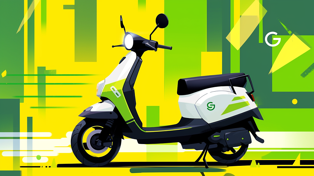 concept，ai，Electric Scooter，render texture，Illustration texture，