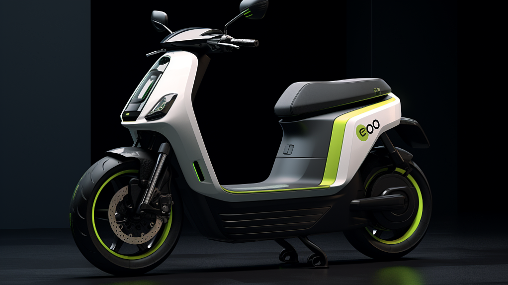 concept，ai，Electric Scooter，render texture，Illustration texture，