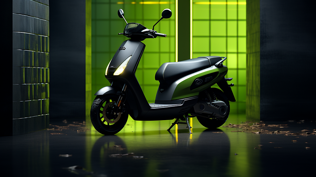 concept，ai，Electric Scooter，render texture，Illustration texture，