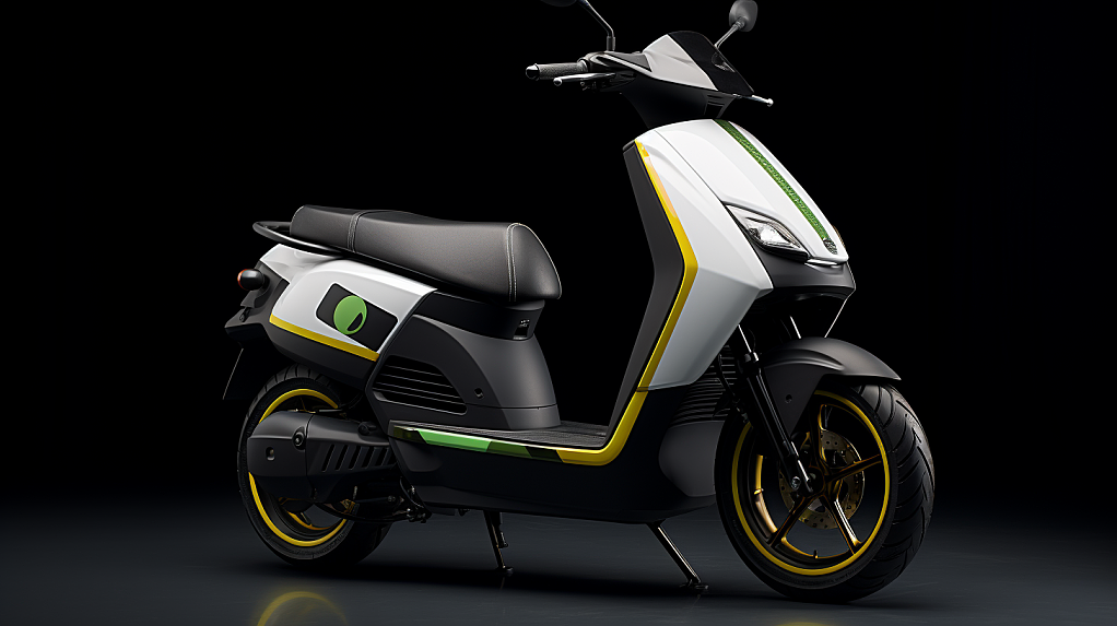 concept，ai，Electric Scooter，render texture，Illustration texture，