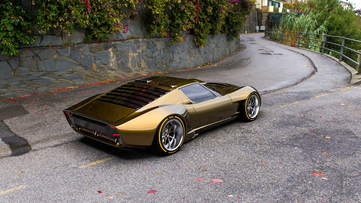 vehicle，Lamborghini，MiuraFR，