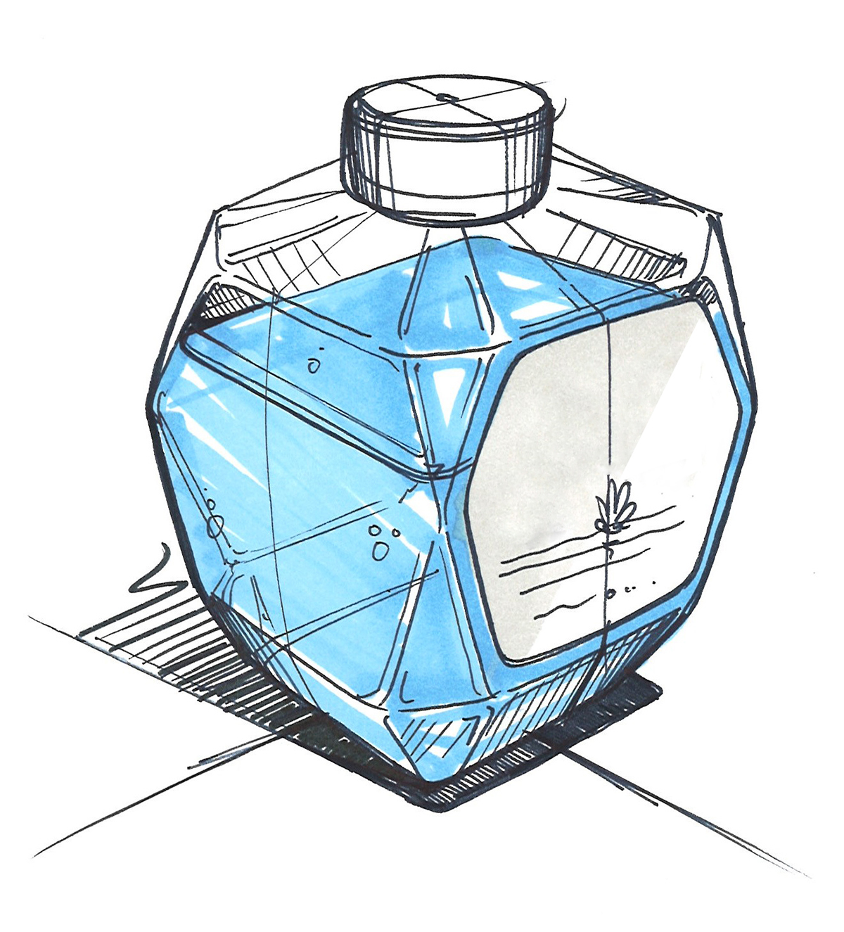 Hand drawn，wire rod，product design，