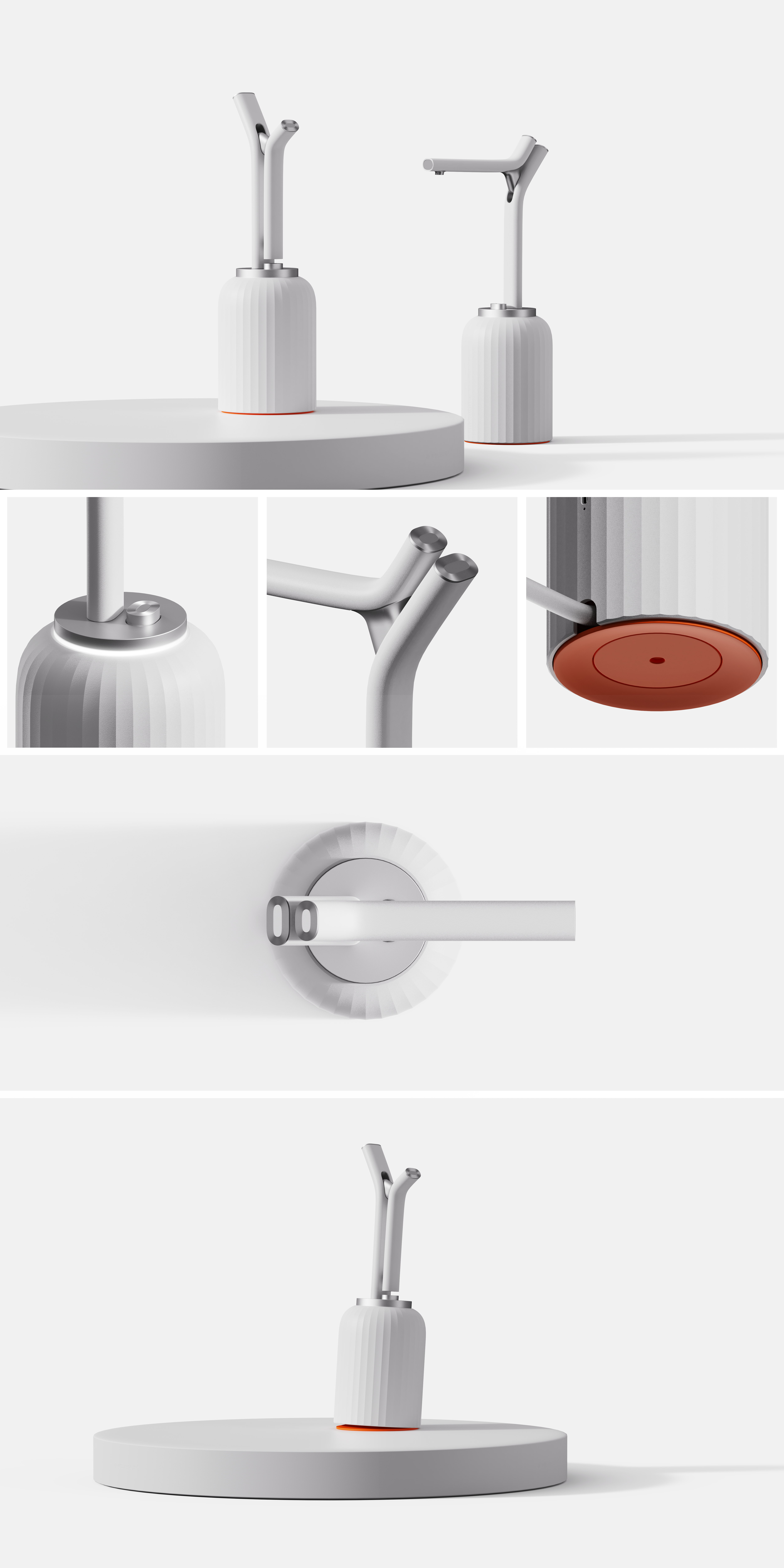 Water outlet device，Water pump，Water dispenser，Artistic sense，water tap，Minimalist，fold，Receive，