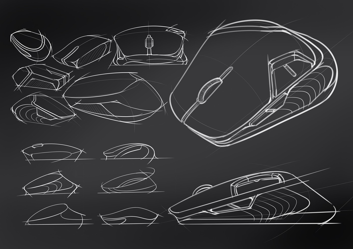 headset，mouse，product design，