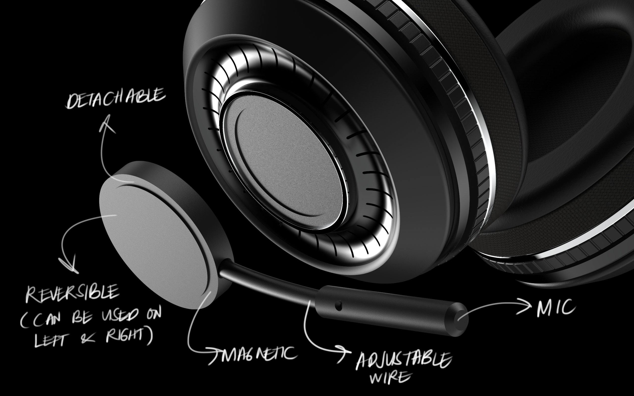 headset，mouse，product design，