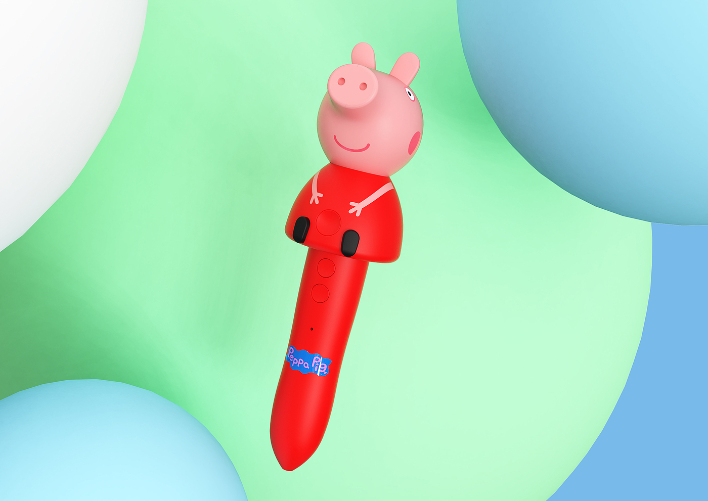 Point reading pen，Piggy Peggy，Piggy Paid Peggy Point Reading Pen，School supplies，Children's Toys，Bionics Design ，Derivative design，Cultural and creative design，