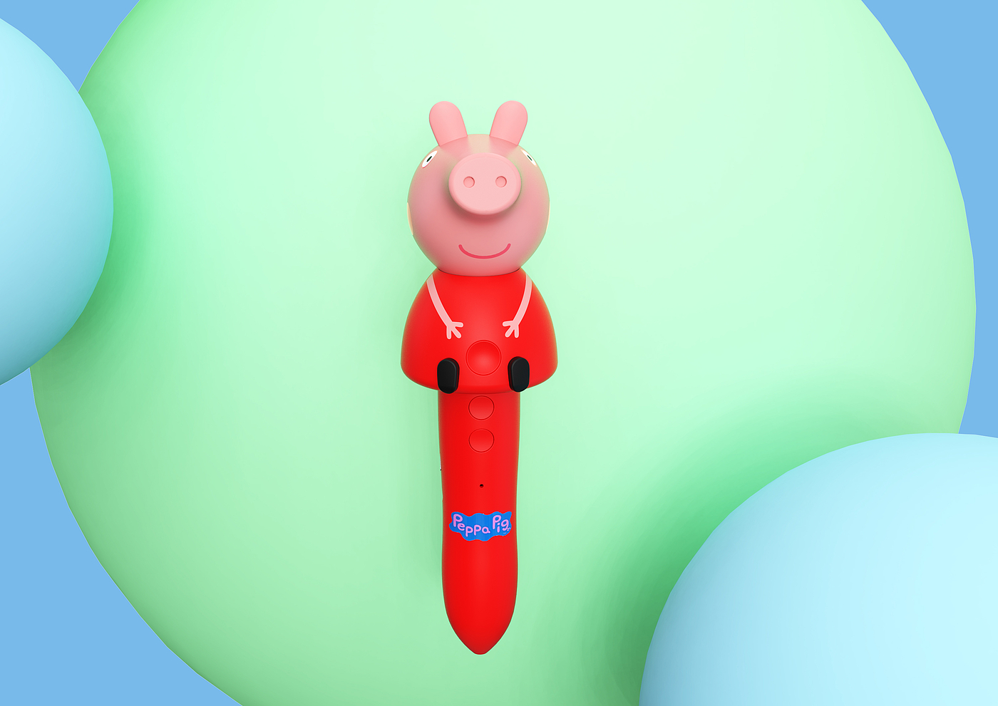 Point reading pen，Piggy Peggy，Piggy Paid Peggy Point Reading Pen，School supplies，Children's Toys，Bionics Design ，Derivative design，Cultural and creative design，