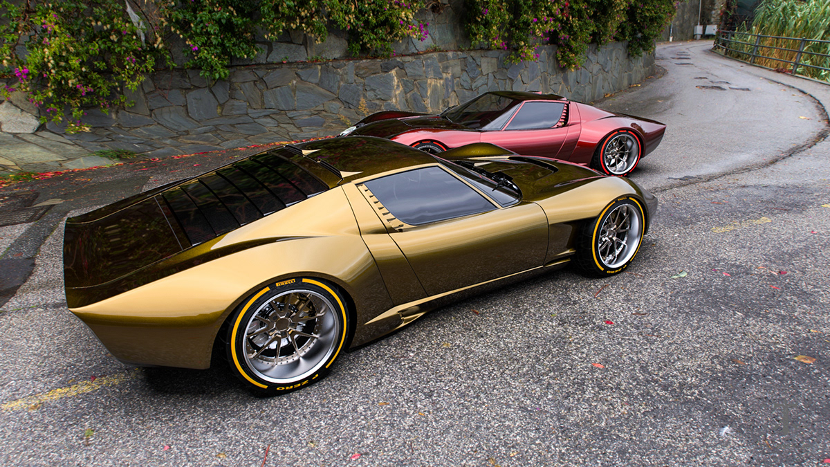 vehicle，Lamborghini，MiuraFR，