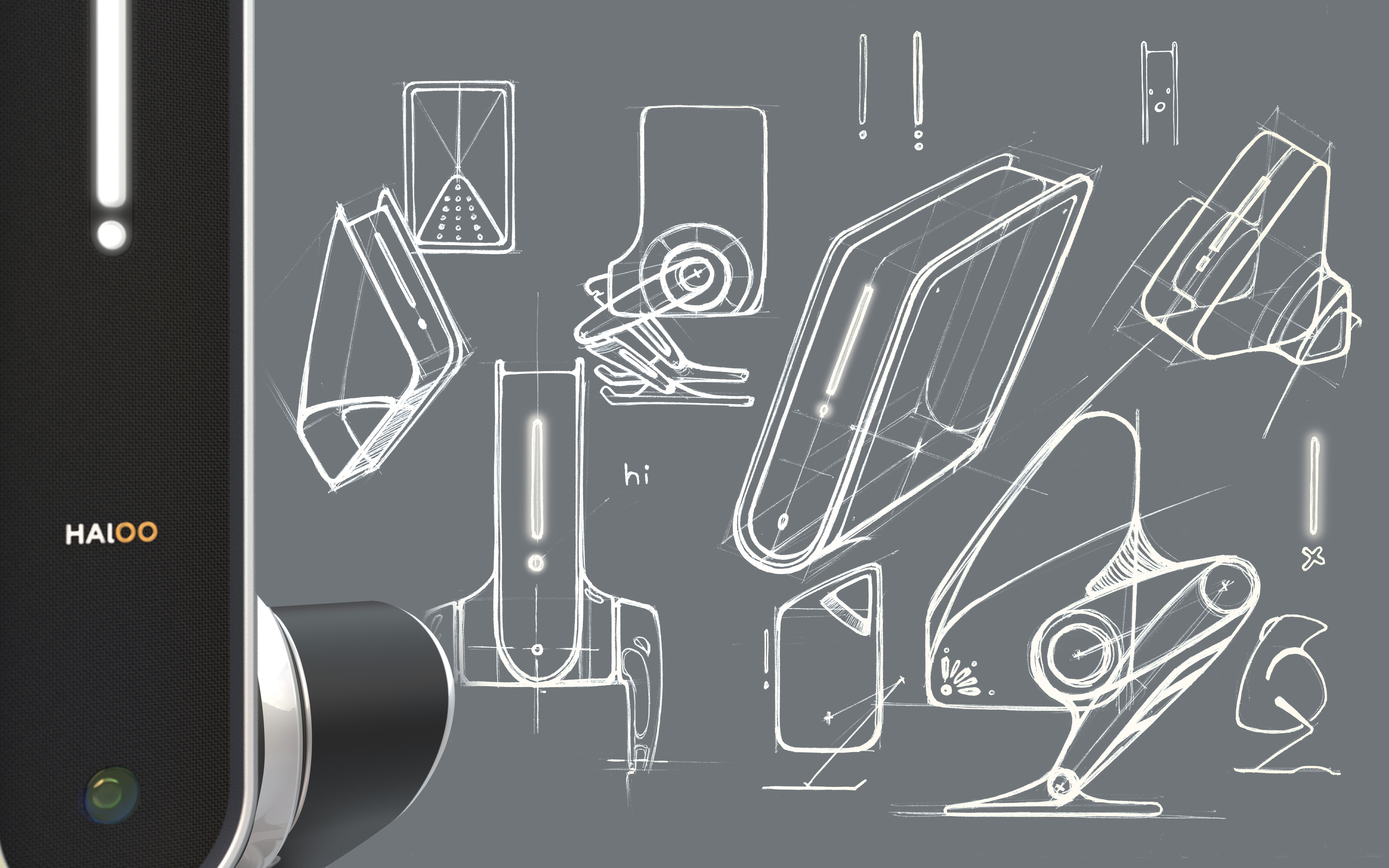 HALOO，Portable，robot，Projector，