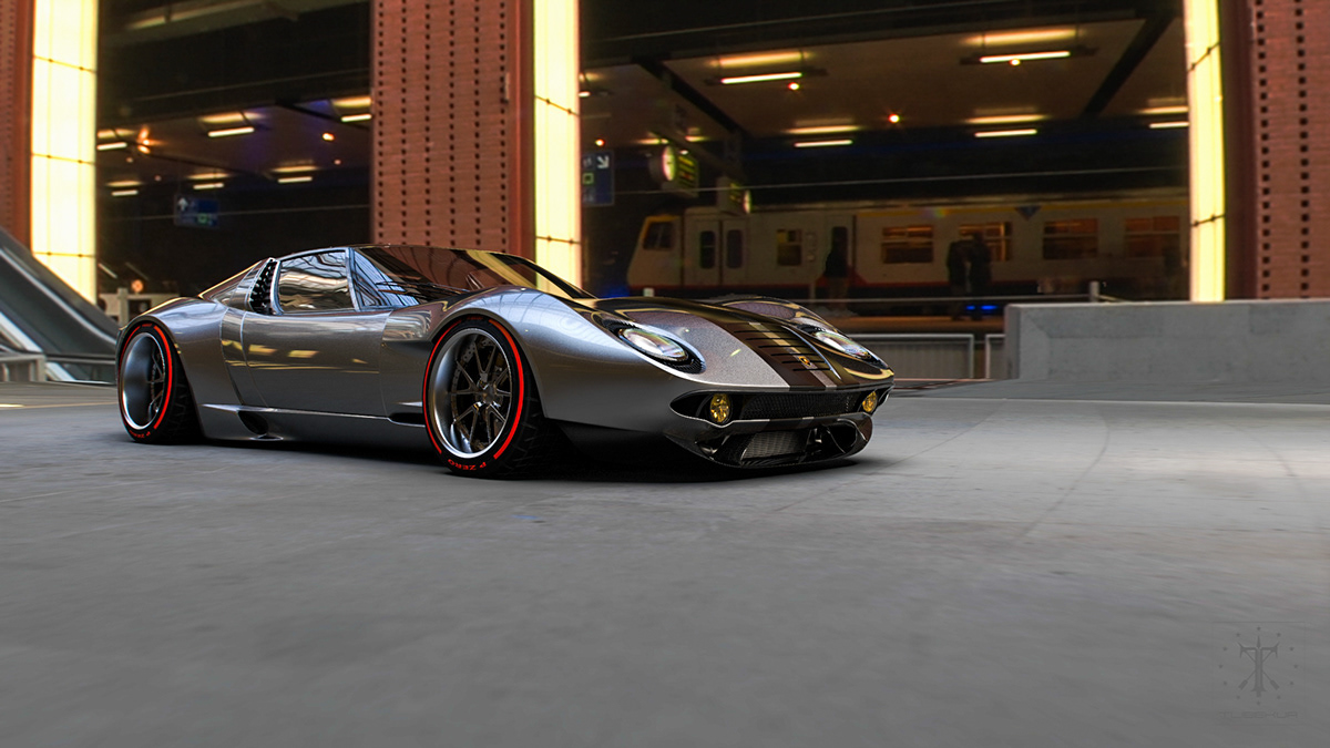vehicle，Lamborghini，MiuraFR，