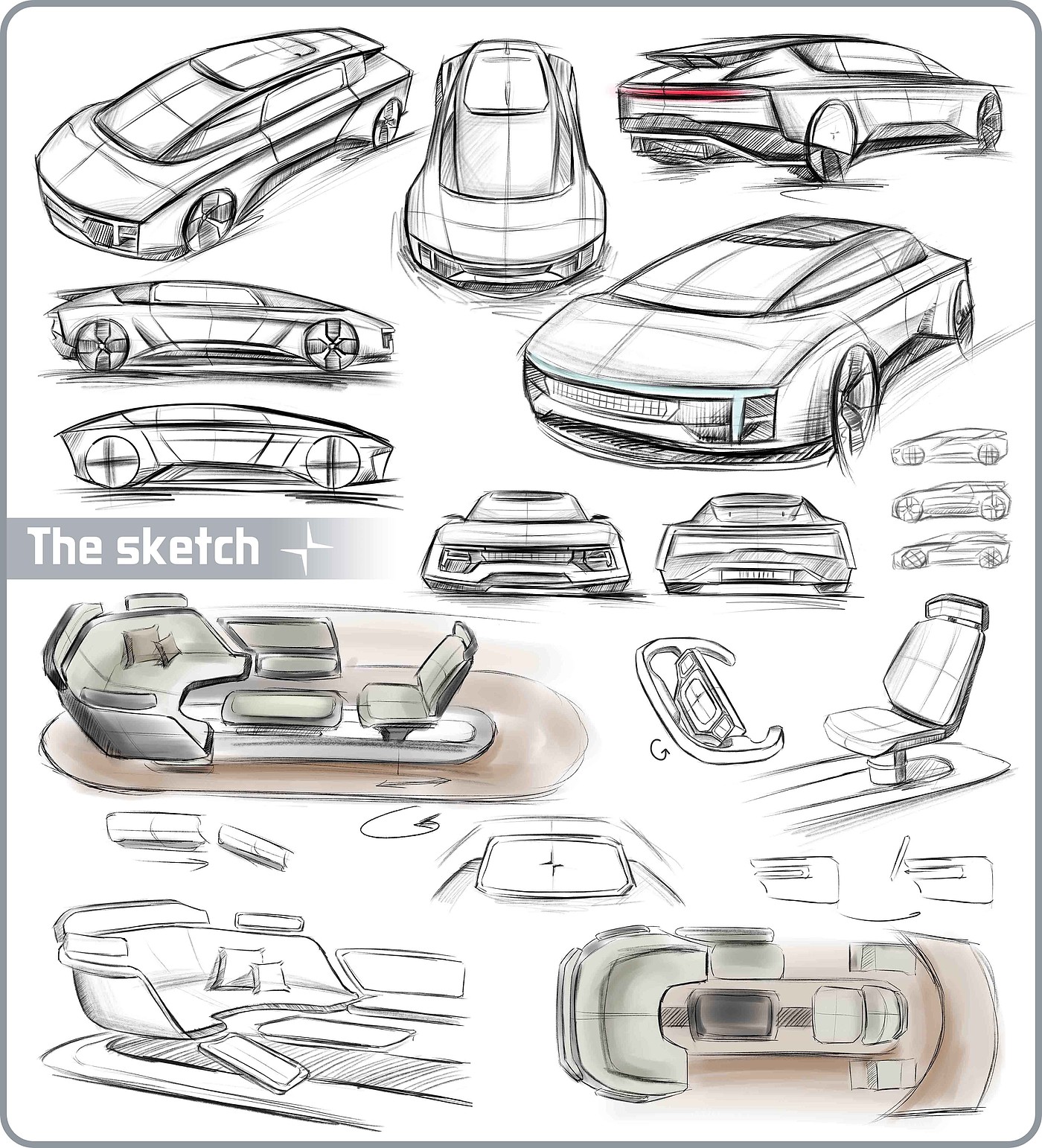 Automobile design，polestar，Graduation project，new energy，