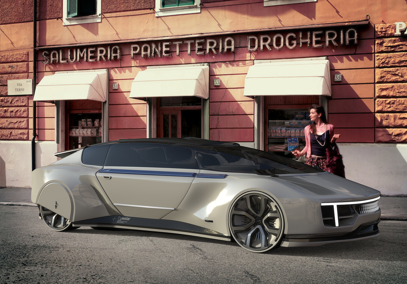 Automobile design，polestar，Graduation project，new energy，