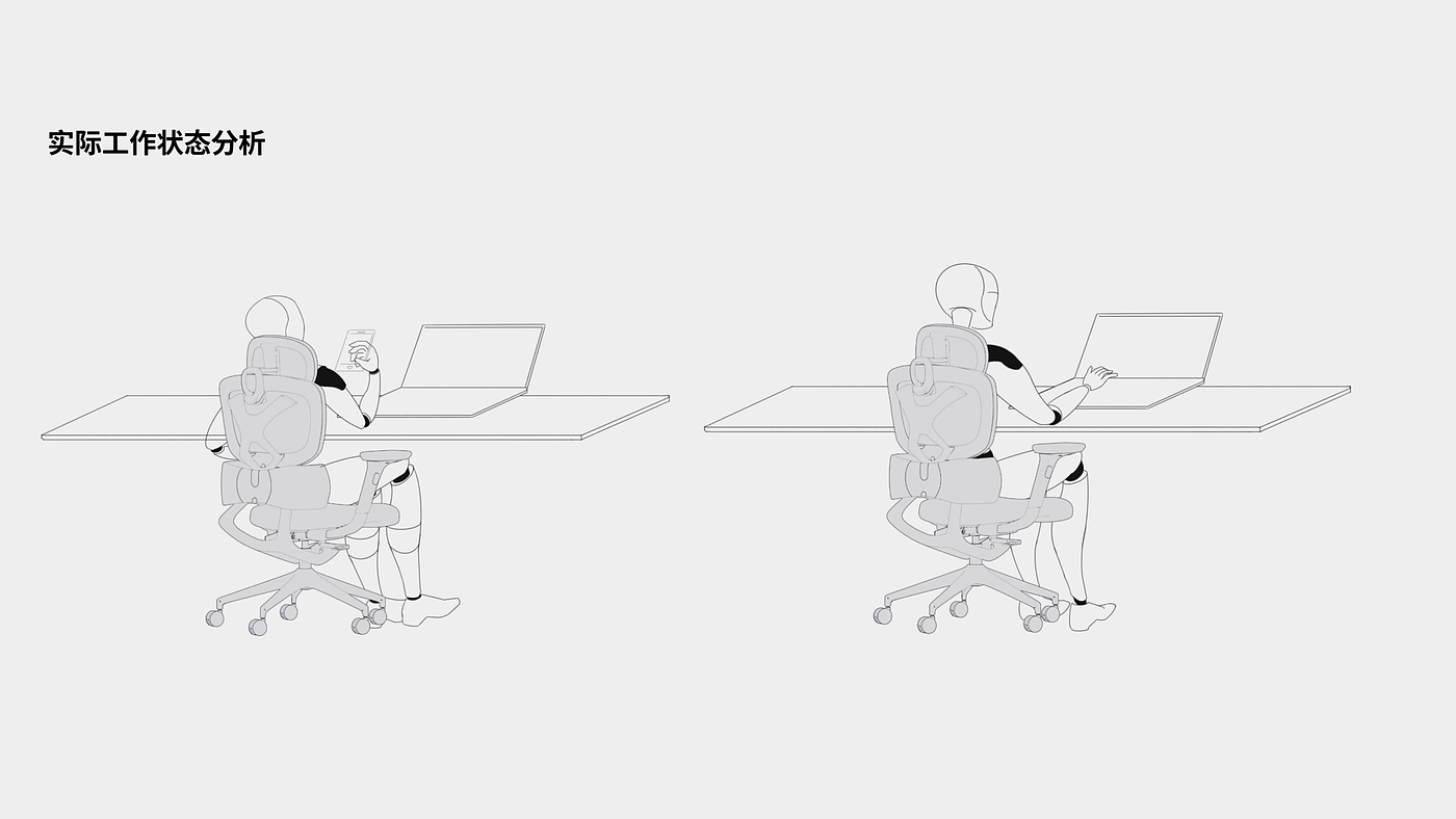 Office chair，ergonomic chair，intelligence，Graduation project，Office furniture ，