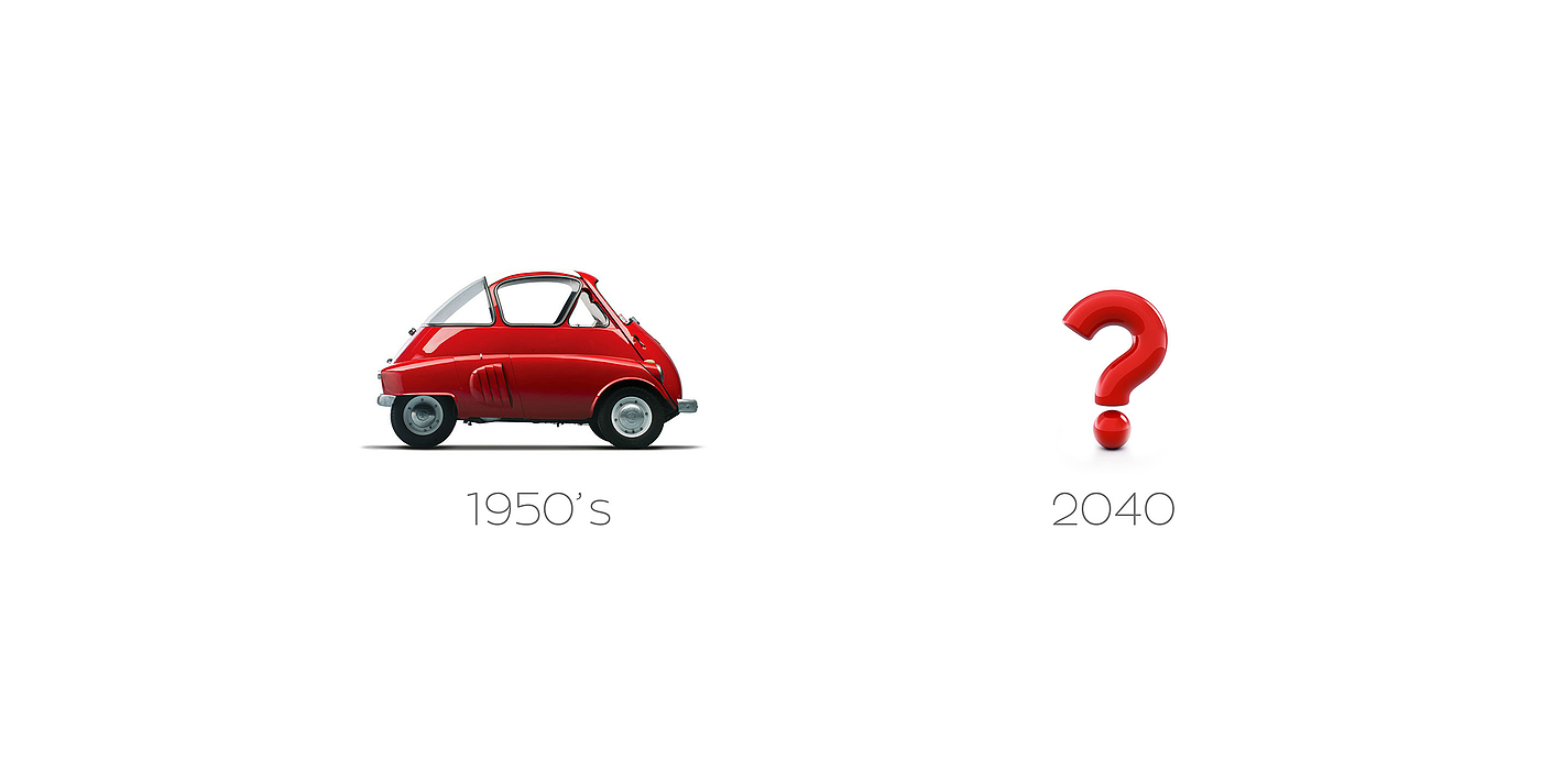 BMW isetta 2040，自动化设计，草图，