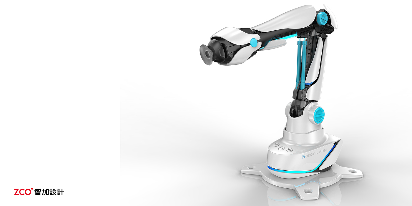 Zhijia design，Industrial robot，Mechanical arm，remote control，