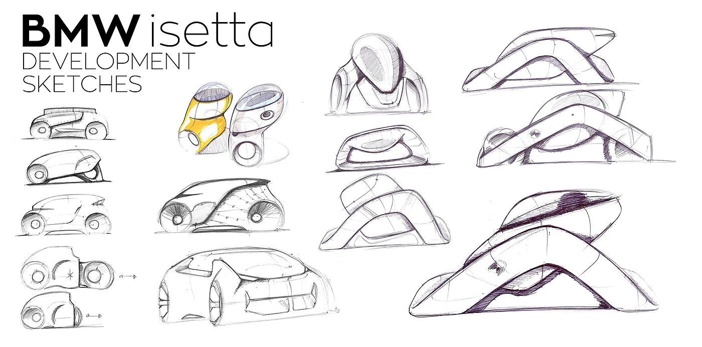 BMW test 2040，Automatic design，sketch，
