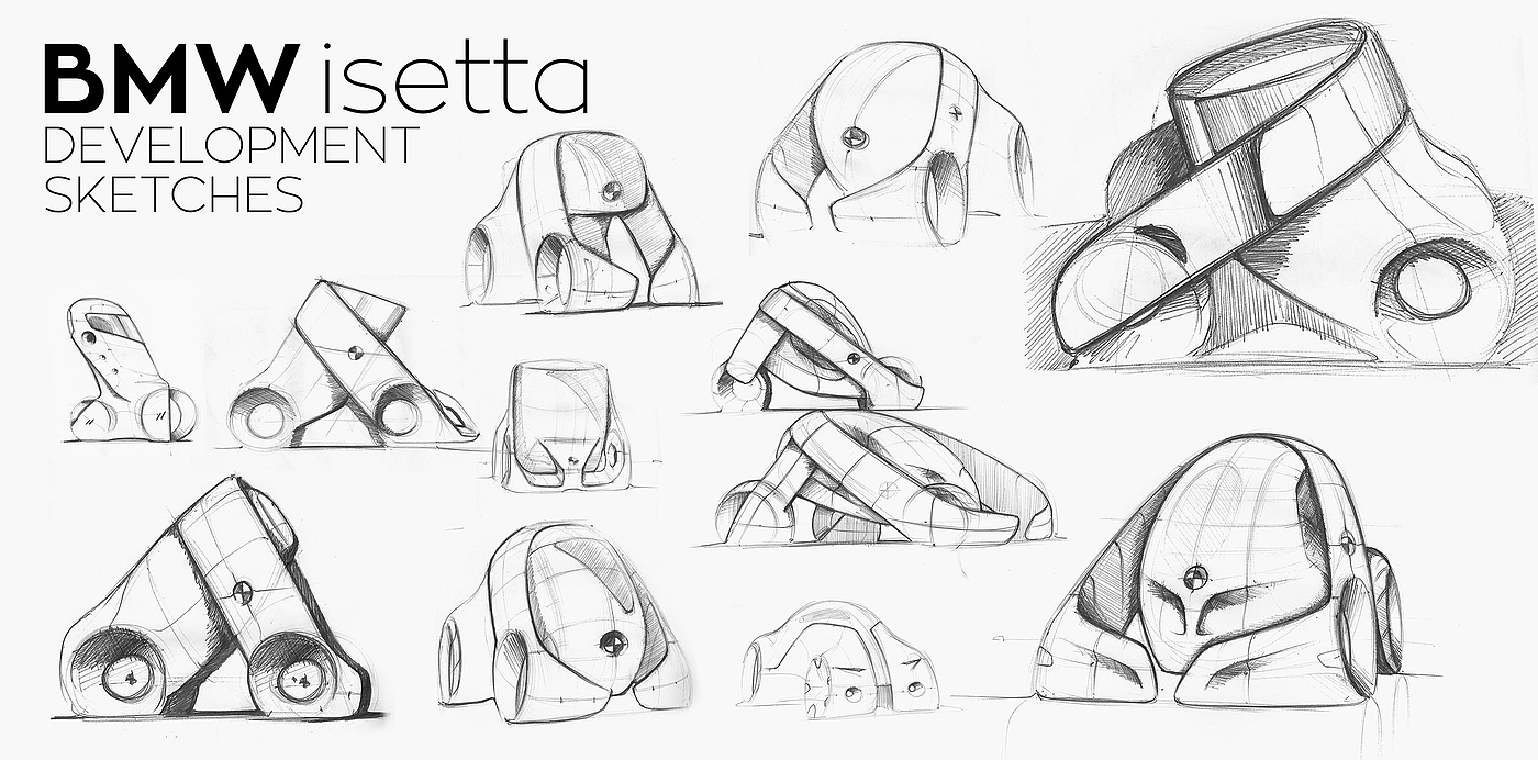 BMW test 2040，Automatic design，sketch，