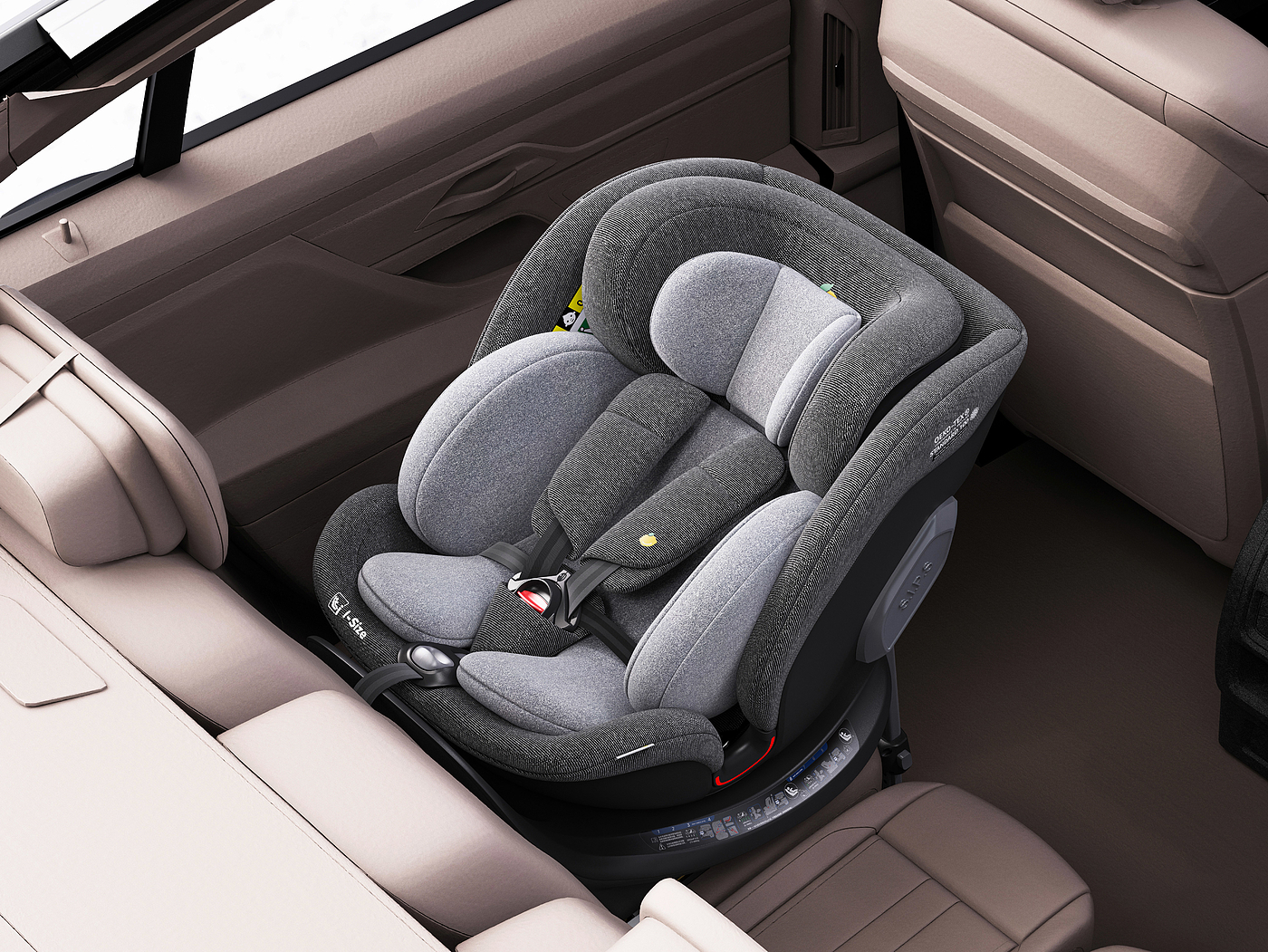 Safety seat，Child mother and baby，Product rendering，Maternal and infant products，E-commerce details，