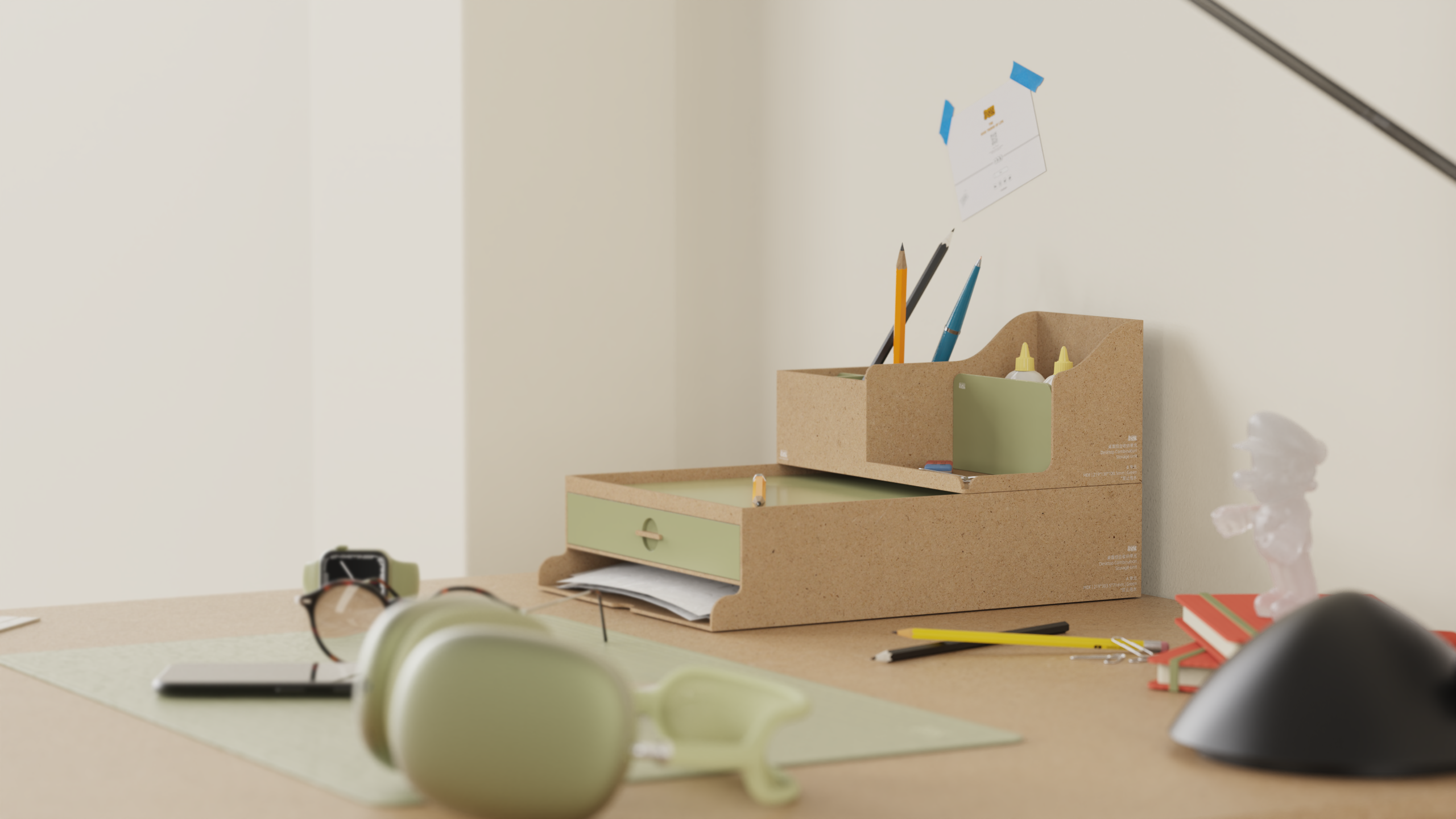 Desktop storage，Receive，Stationery，Table setting，