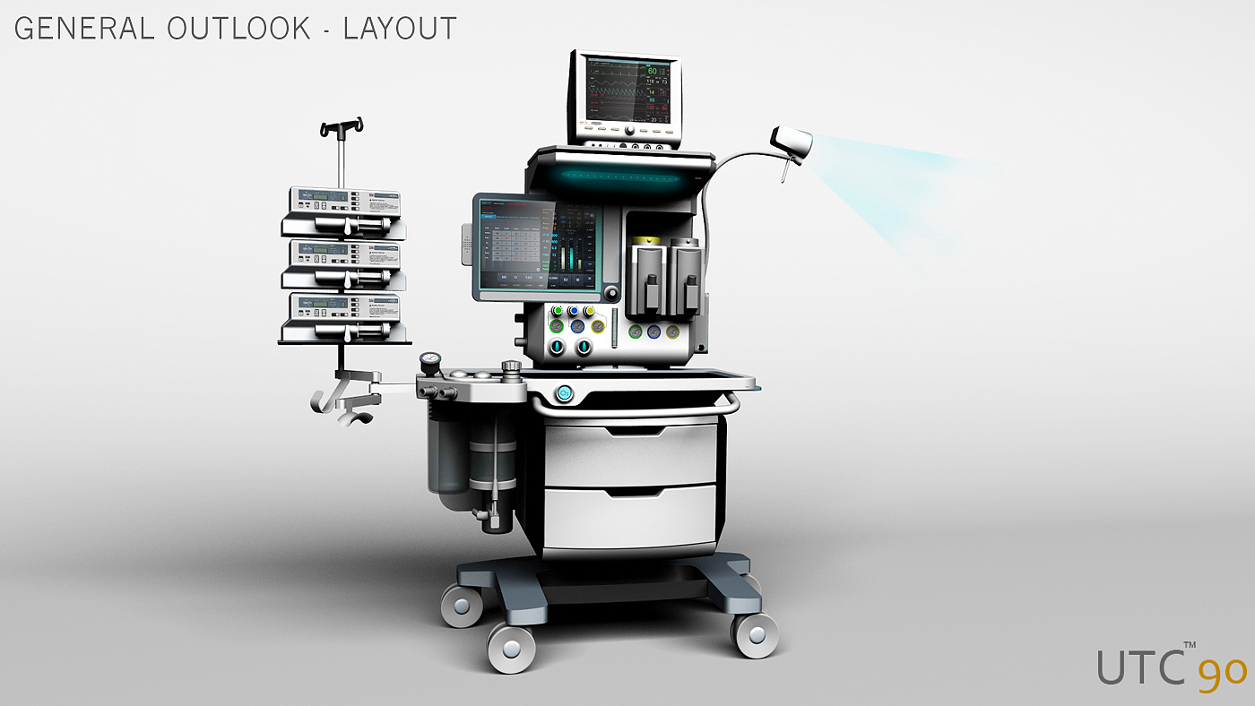 The anesthesia machine，Automatic design，product design，