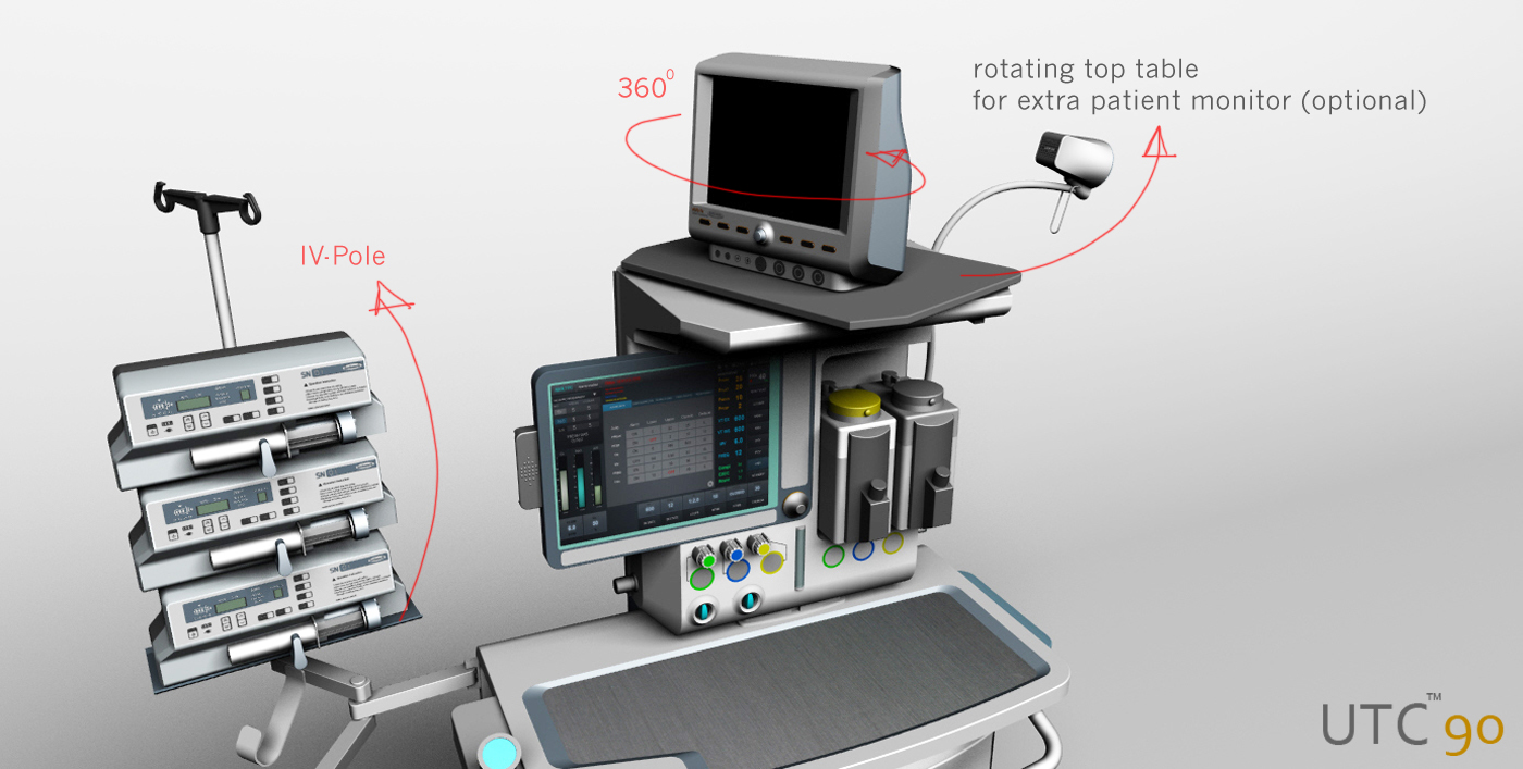 The anesthesia machine，Automatic design，product design，