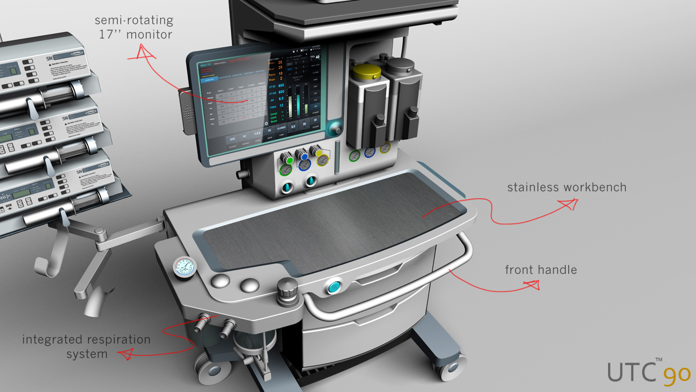 The anesthesia machine，Automatic design，product design，