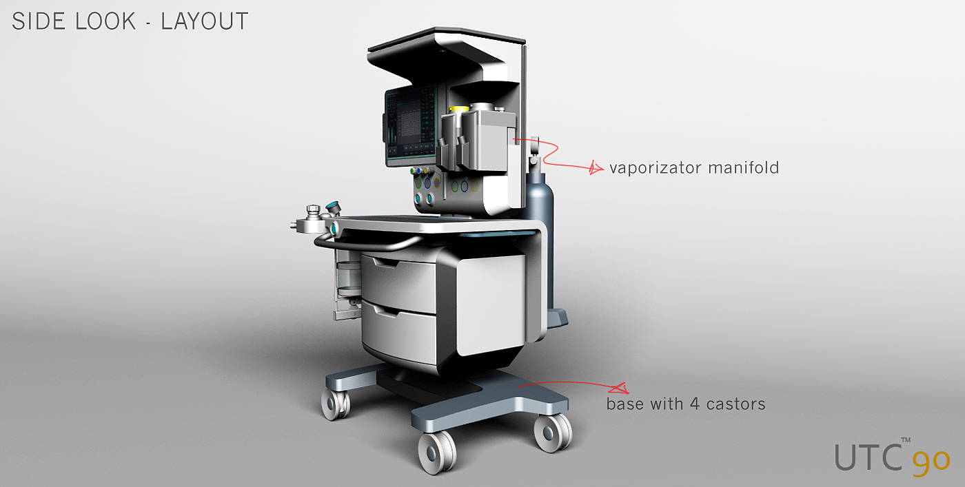 The anesthesia machine，Automatic design，product design，