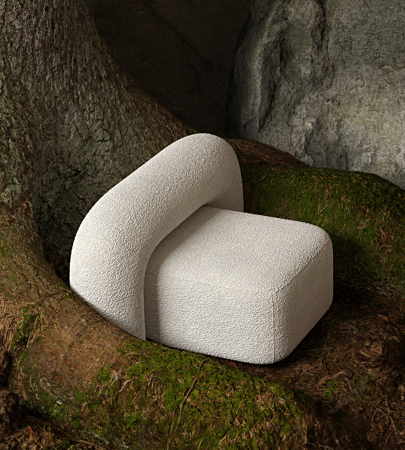 Moss，sofa，