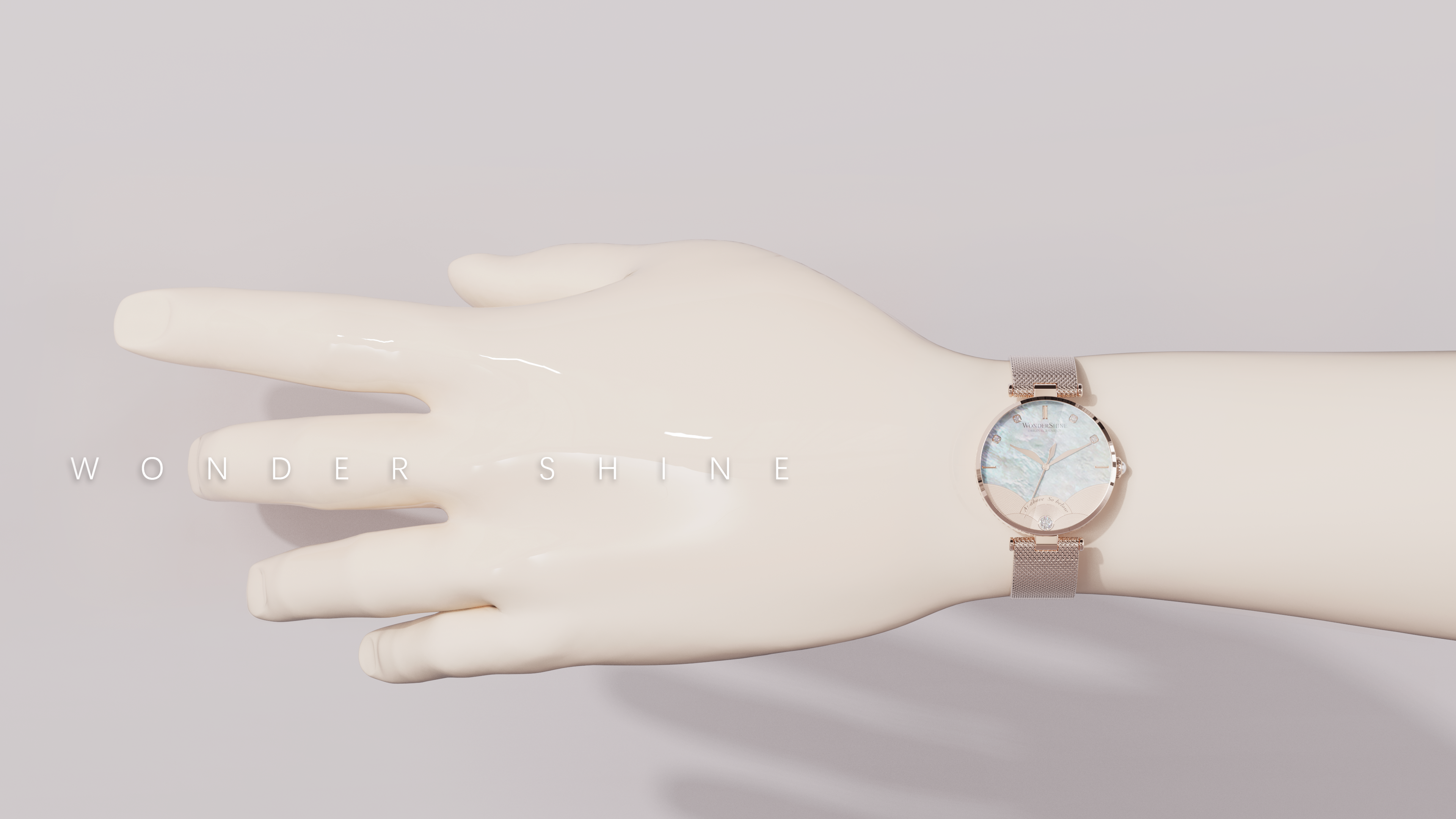 Women's Watch，Wristwatch，sea，light，Wrist watch，Deep sea，surface，