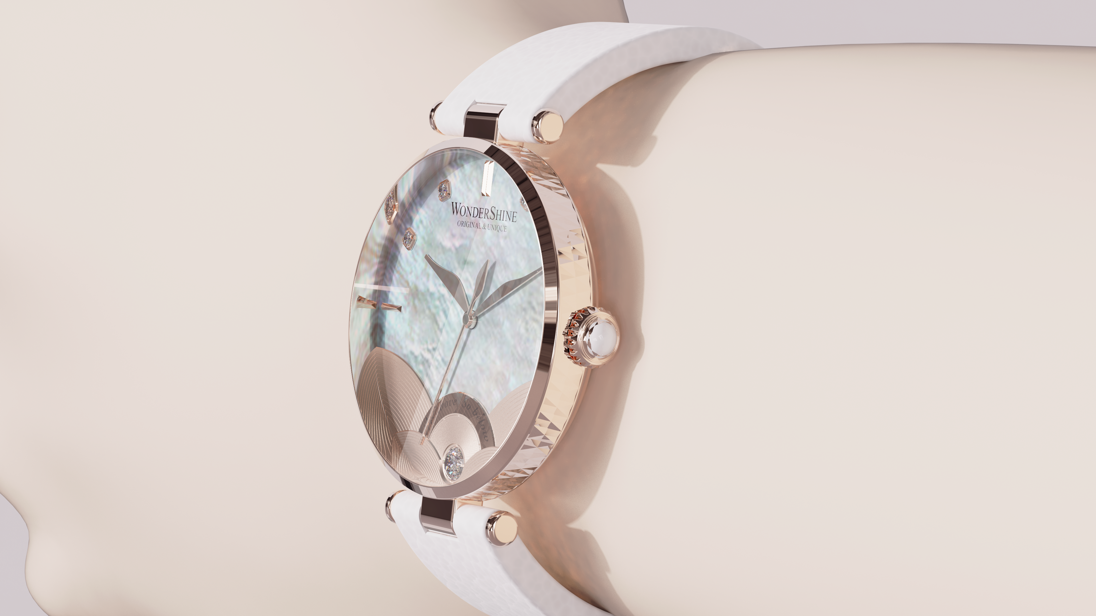 Women's Watch，Wristwatch，sea，light，Wrist watch，Deep sea，surface，