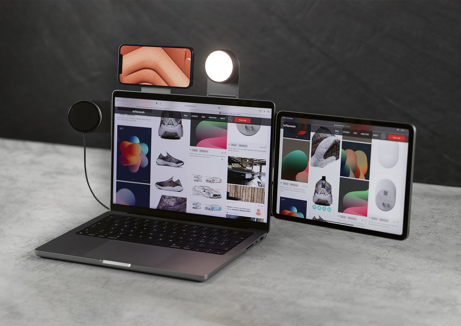 2023 Red Dot Product Design Award，Computer and Communication Technology，Modular work in a family suite，