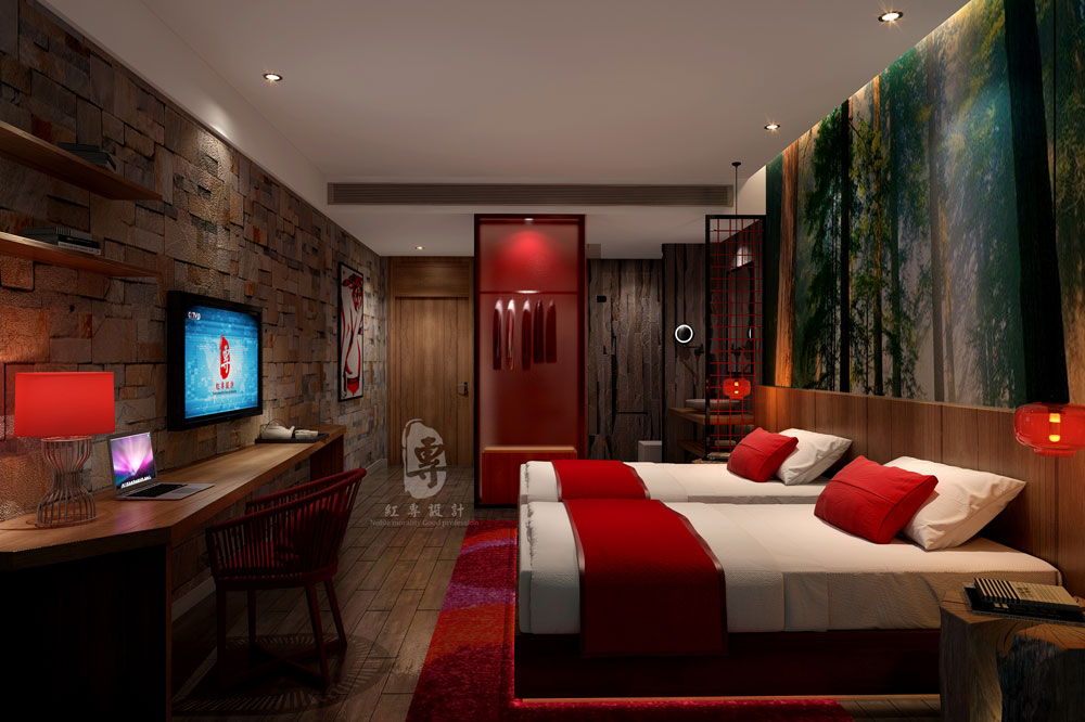 Hotel Design，Theme hotel design，Chengdu Hongzhuan，