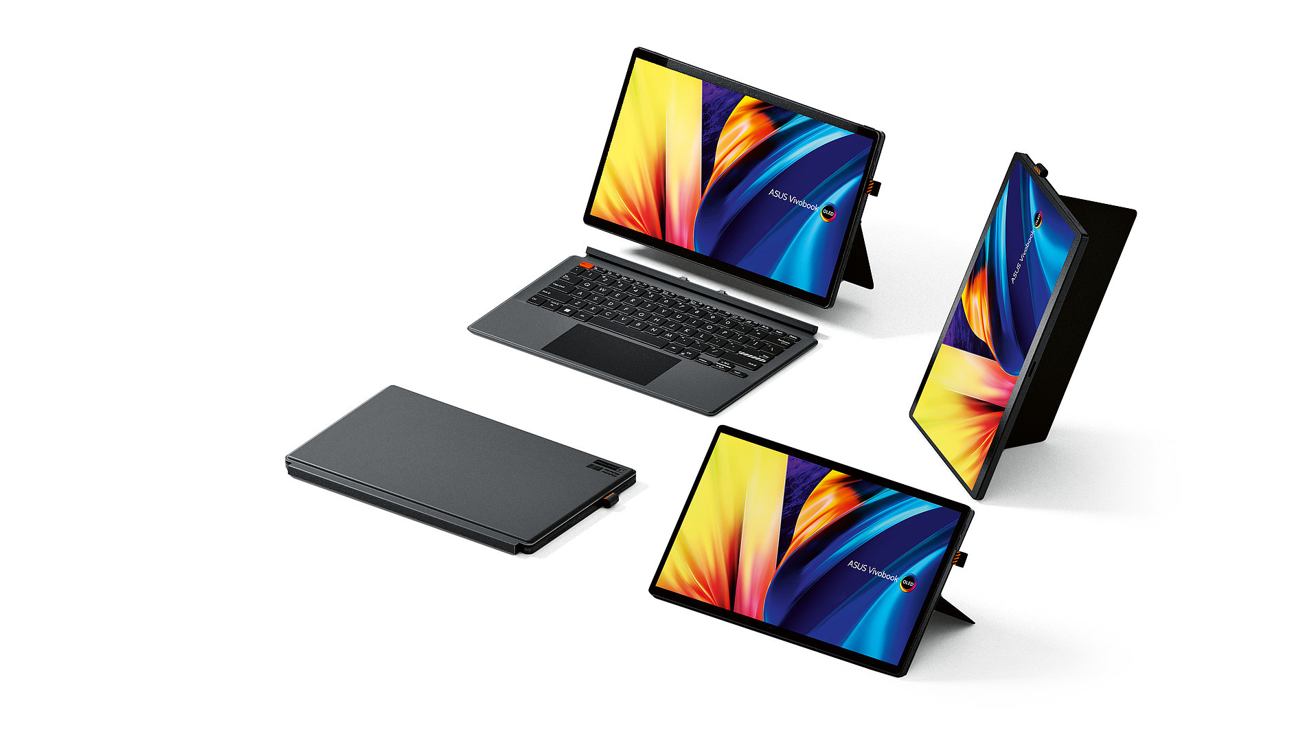 【2023 红点奖】asus Vivobook 13 Slate Oled T3304 笔记本电脑 普象网 9227