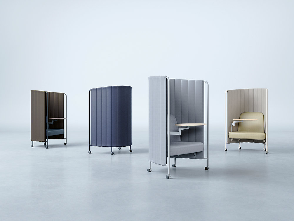 2023 Red Dot Product Design Award，Office Design and Equipment，Work kiosk，