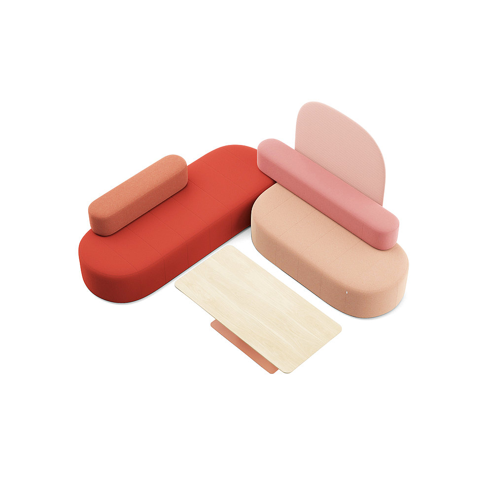 2023 Red Dot Product Design Award，Office Design and Equipment，Modular office furniture system，