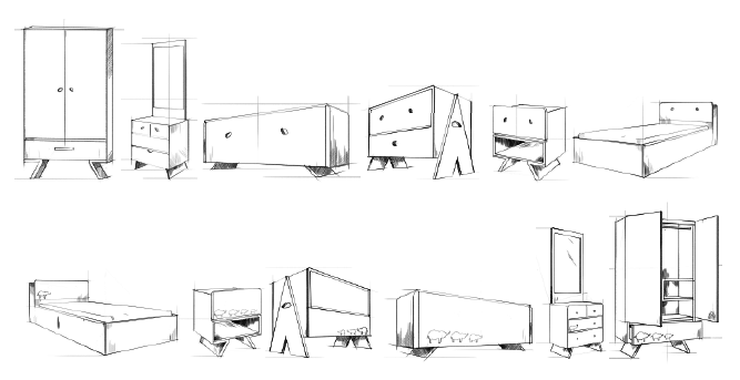 children，furniture，cabinet，Bed，color，animal，wood，