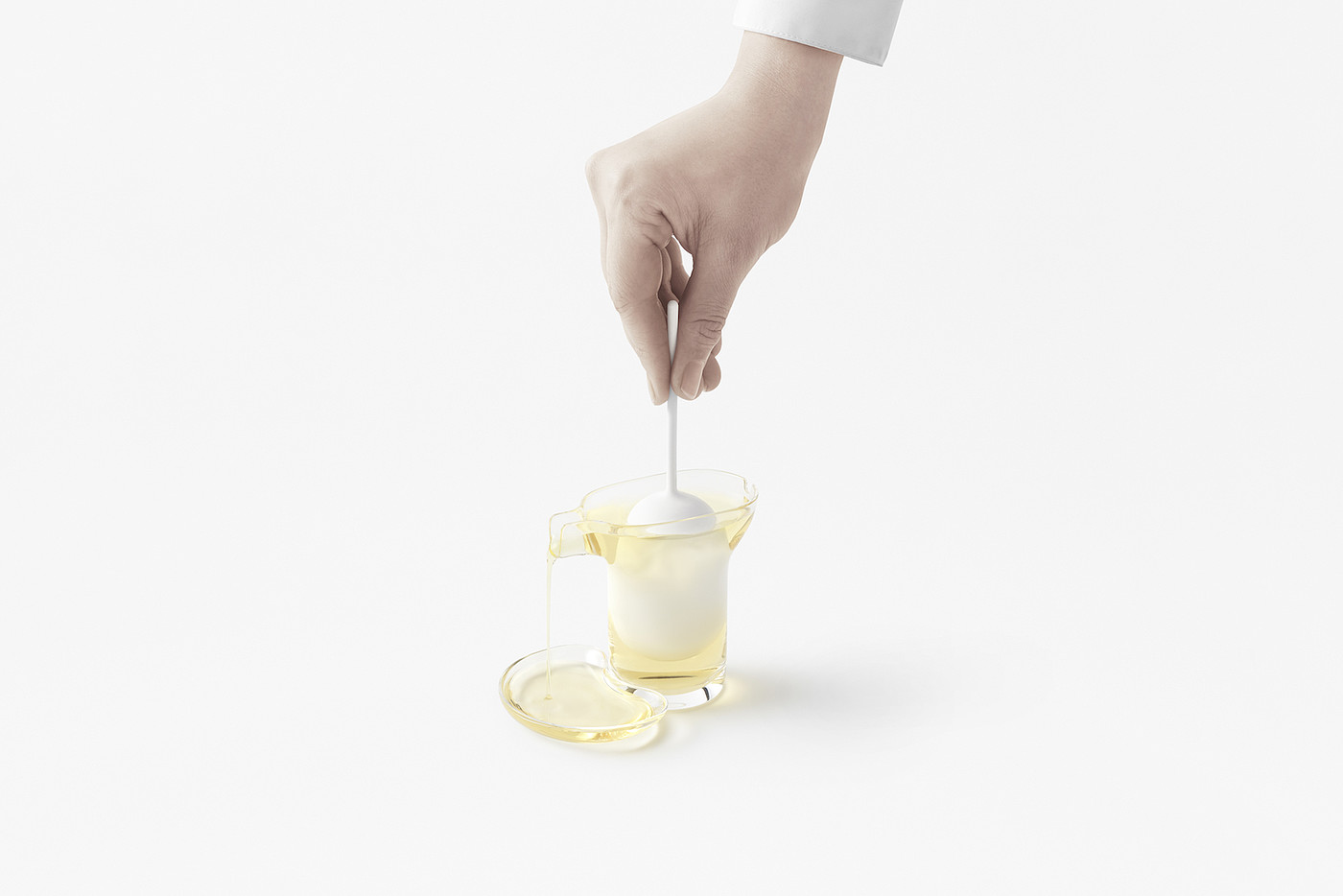 geometry，white，cone，Extrusion type，Soy sauce bottle，Sato Da，Kitchen supplies，Glass，silica gel，No Entry，Seasoning box，Oil pot，kettle，
