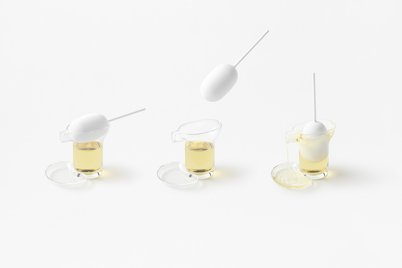 geometry，white，cone，Extrusion type，Soy sauce bottle，Sato Da，Kitchen supplies，Glass，silica gel，No Entry，Seasoning box，Oil pot，kettle，