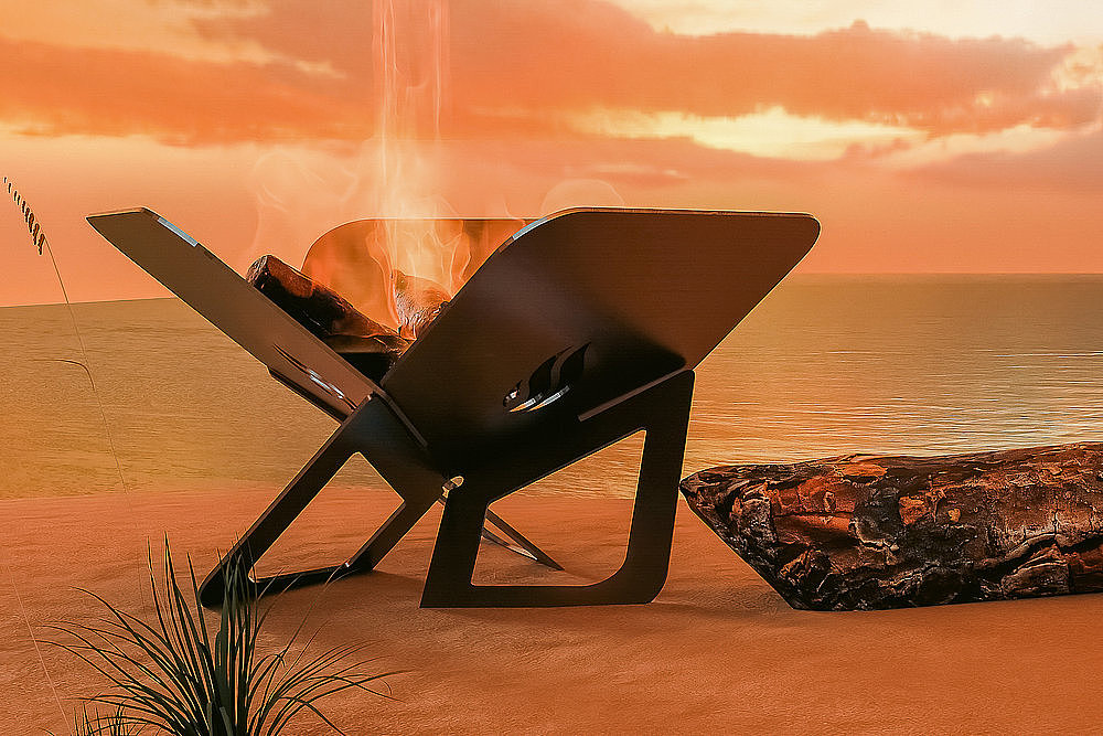 2023 Red Dot Product Design Award，Garden furniture and gardening tools，Foldable Camping Fire Pit，