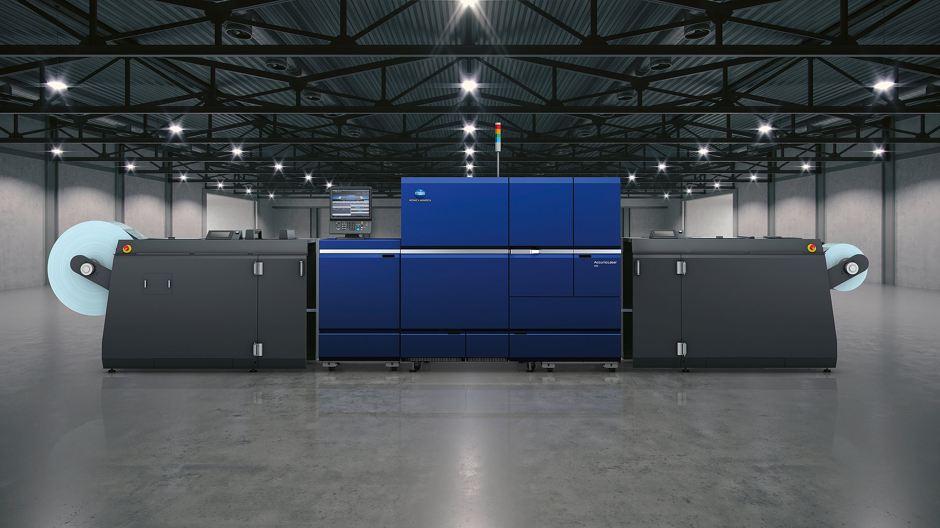 2023 Red Dot Product Design Award，Industrial Design and Robotics，digital label printing machine，