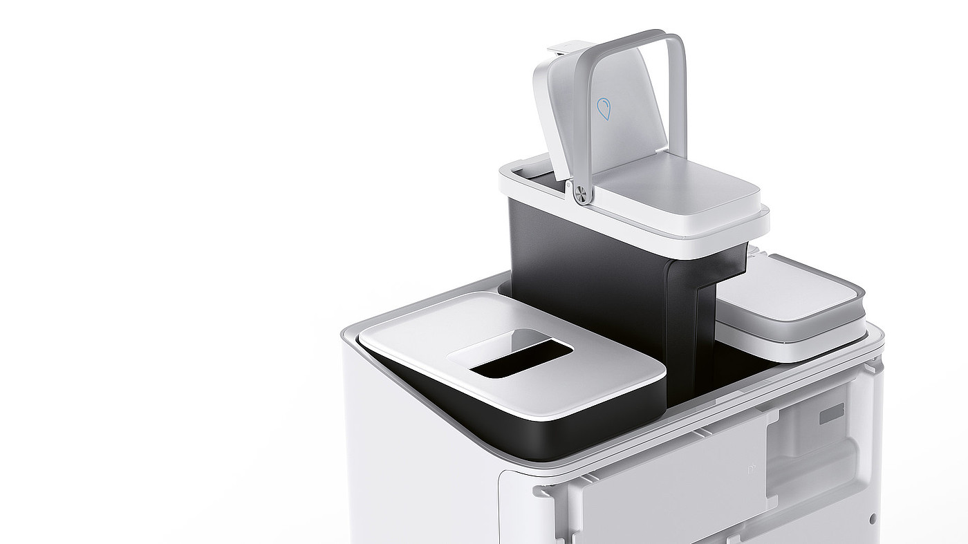 2023 Red Dot Product Design Award，Industrial Design and Robotics，Cleaning robot，